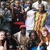 Locals and internationals Helen Bull in KVDA Kenya