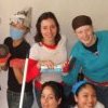 Cleaning team Voluntary workcamp Subir Al Sur Argentina