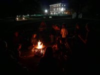 Volunteers on VAP's workcamp at the festival are involved in vegetarian macrobiotic food preparation and can also participate in many of the workshops and other activities on offer.